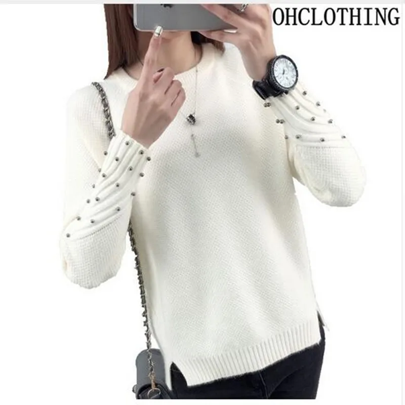 

Sweater female 2018New spring Korean Short all-match winter sweater knitted shirt with long sleeves loose women sweater pullover