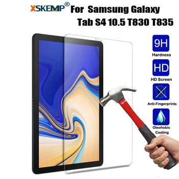 

Real Tempered Glass Tablet Screen Protector Anti-explosion For Samsung Galaxy Tab S4 10.5 T830 / T835 Ultra Slim Protective Film
