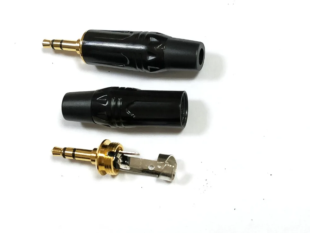 1000pcs Stereo 3 5mm 3 Pole Repair Headphone Jack Plug Connector Cable Audio Adapter Connector Audio Jack 3 5mm Plug