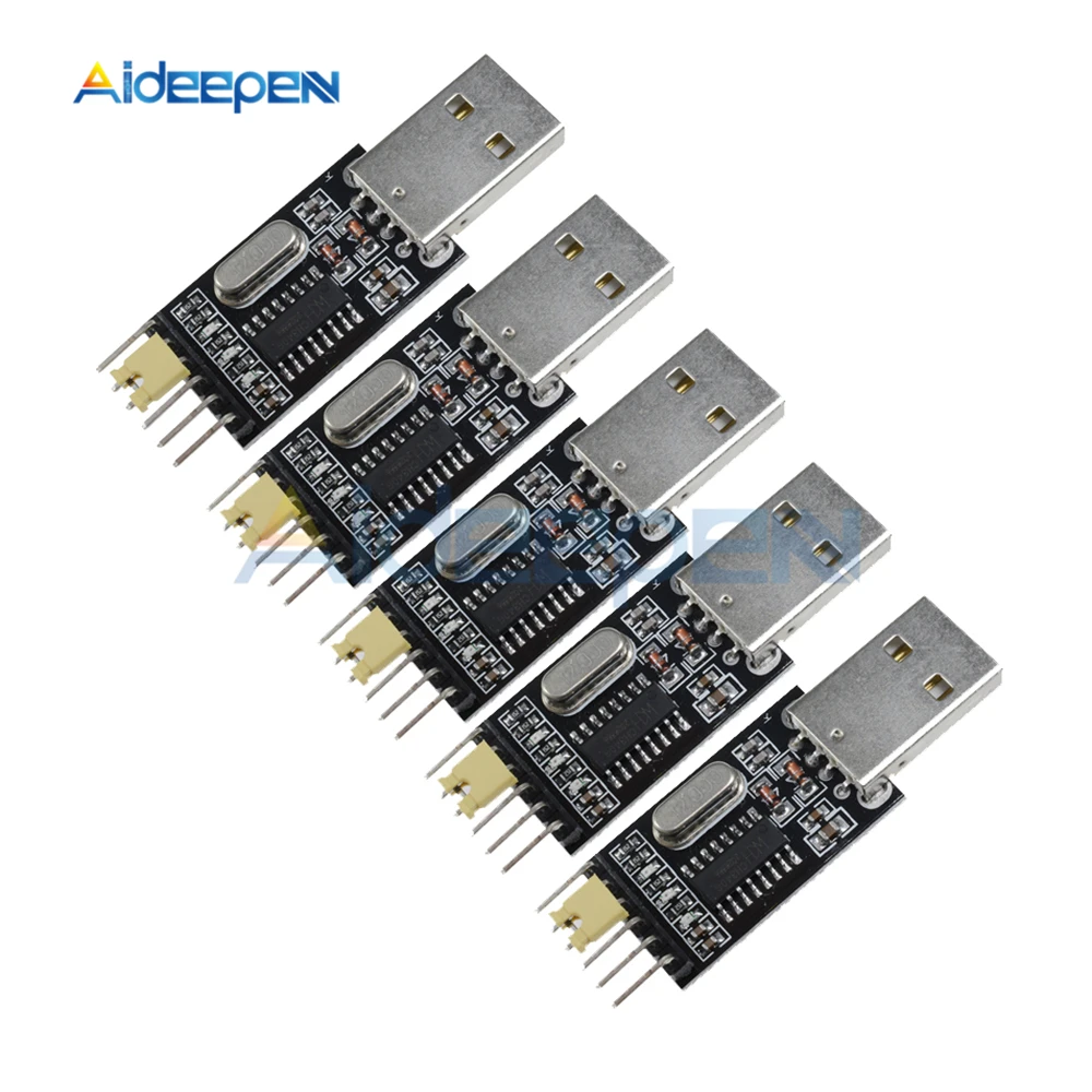 

5Pcs USB to TTL Converter UART Module Adapter CH340G CH340 3.3V 5V Replace Pl2303 CP2102