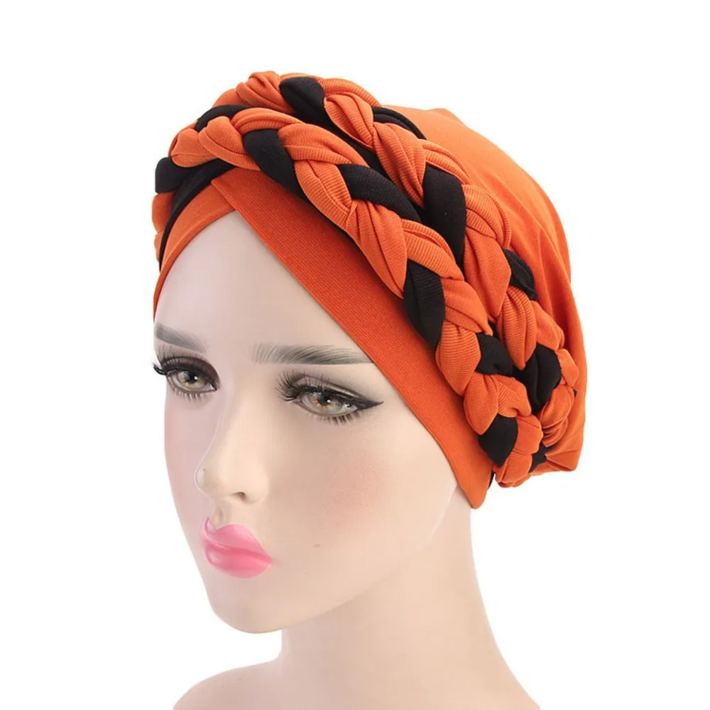 Женская мусульманская раковая химиотерапия шляпа тюрбан крышка волос выпадение головной платок зимние шапки для женщин зимняя шапка