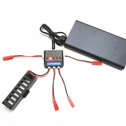 37V 600mAh battery and 37v Charger for JY018 GW018 EACHINE wifi quadcopter rc drone spare parts For EACHINE E52 JY 018 Battery title=