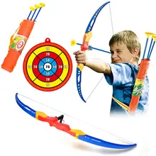 [Темила] стрельба игра моделирование лук стрелка пластик мягкая присоска стрела с мишенью набор стрельба из лука sprots детские игрушки подарок для мальчика