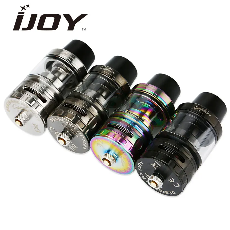 

Original IJOY Captain Subohm Tank 4ml w/ 0.3ohm CA2 Coil 60-80W/ 0.15ohm CA8 Coil 60-120W Captain Atomizer for CAPTAIN PD270 MOD