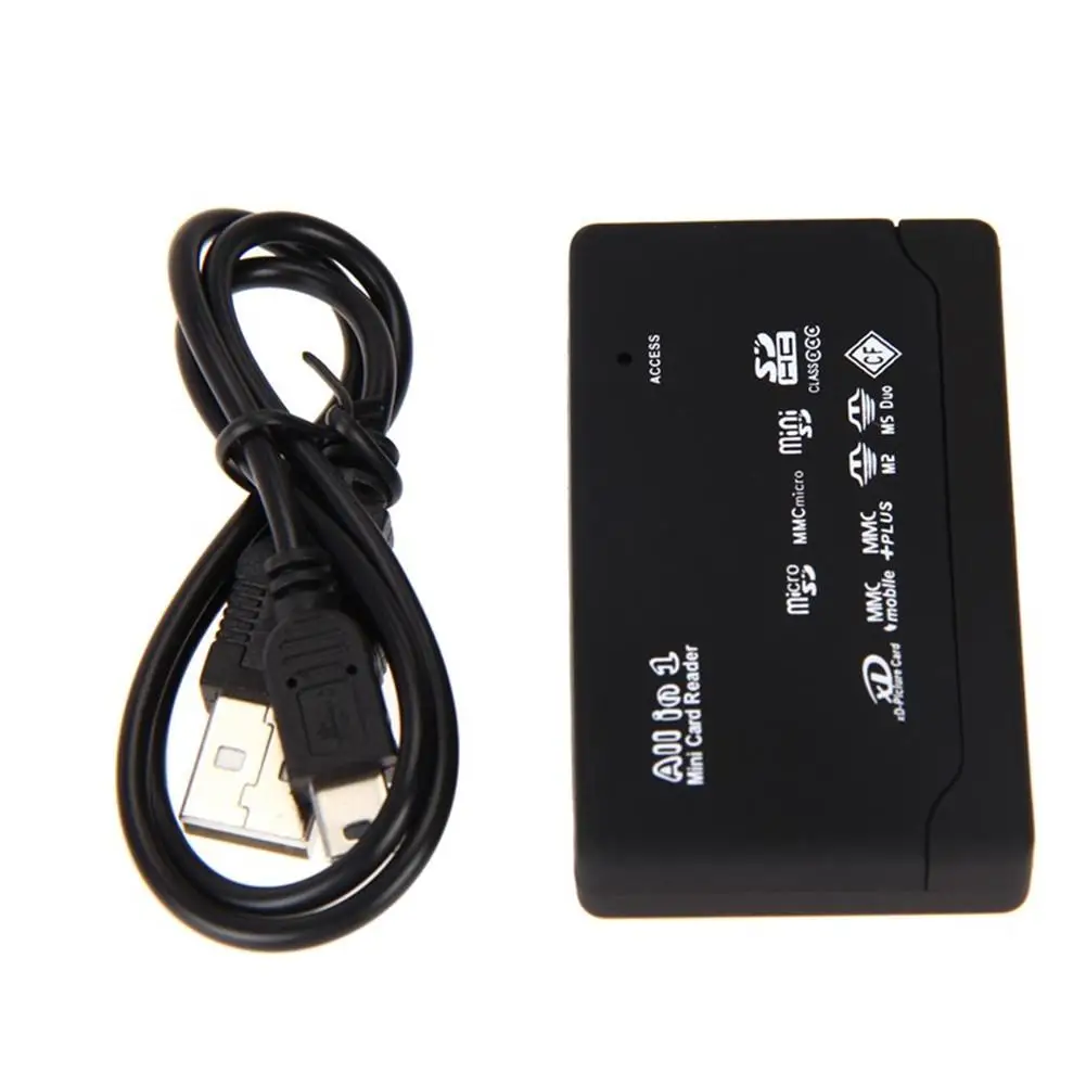 USB кард-ридер все в одном USB кард-ридер USB внешний SD SDHC Mini Micro M2 MMC XD CF для USB V2.0 для XP/Vista/Win 7