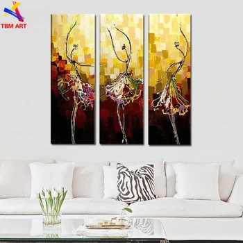 

3Panels Textured Picture Large Hand Painted Modern Abstract Oil Painting on Canvas Wall Art Gift Unframed Home Decor JYJLV183