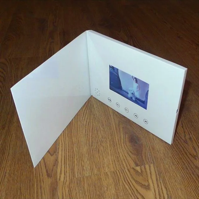 4.3inch Customized Printing Video Player Greeting Card Business and Invitation Brochure Sample Order