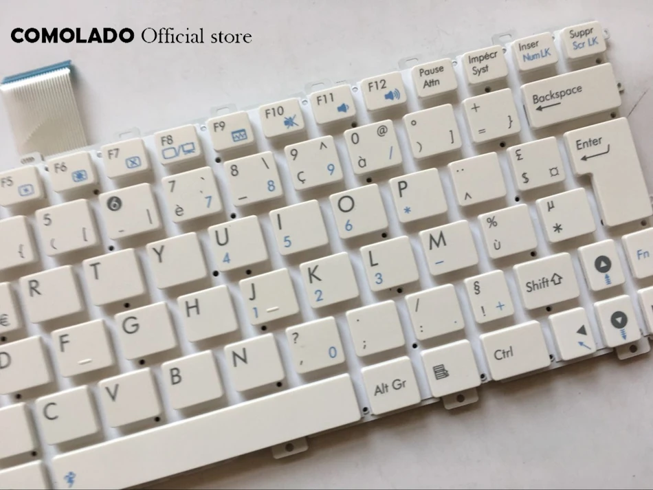 FR French Keyboard for ASUS Eee PC 1011 1015 1011C 1025 TF101 1025C 1015PX 1025CE X101 X101H X101CH 1011B 1018PT 1018P White keyboard FR Layout (2)