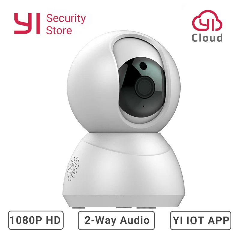 Крытый безопасности Скорость купол Камера 1080P приведенный в действие YI Smart Home