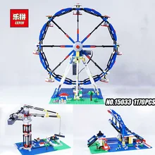 Lepin 15033 1170Pcs Building Classic Series The Three in One Electric Ferris Wheel Set Building Blocks