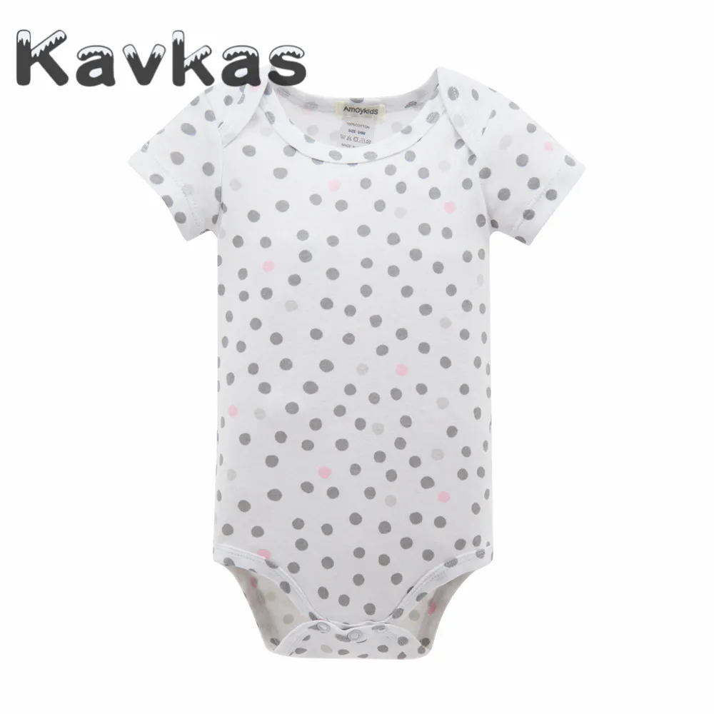 Kavkas/Одежда для маленьких мальчиков летние комбинезоны с короткими рукавами для новорожденных, хлопковые детские комбинезоны для детей от 0 до 24 месяцев, Детская верхняя одежда с рисунком