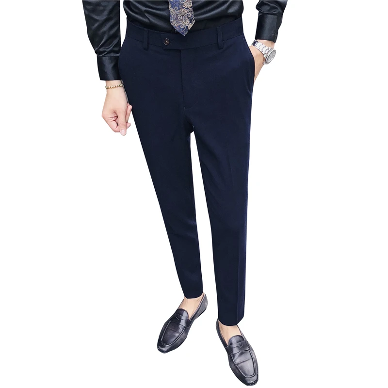 men dress pant Asia size 29 30 31 32 33 34 35 pants men 8-color selection Men trousers