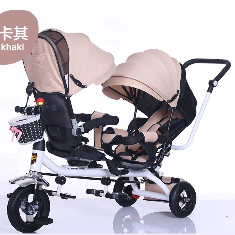 Best Rotatable Seat Tricycle for Children Double Cart for Baby Bicycle Baby Stroller Tricycle for 3 Wheels Baby Bike 6M 6Y