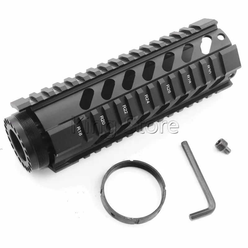 Охотничья Оптика Тактический 7 дюймов AR-15 пистолет Free Float Handguard Пикатинни Системы соответствовать реальной. 223 5.56 мм M4