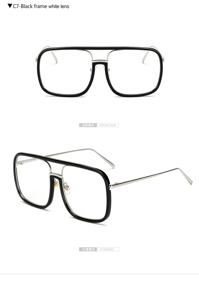 Longkeader, прозрачные квадратные очки, оправа для женщин, черные линзы, прозрачные, дизайнерские, большие очки, оправа для очков
