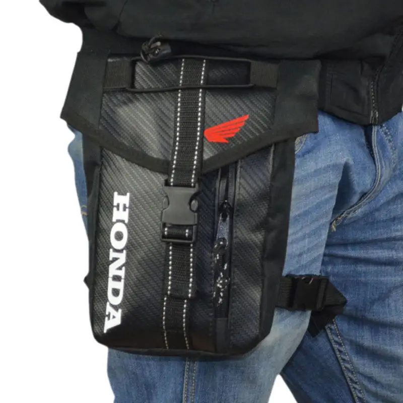 Men's Waterproof Oxford Thigh Drop Waist Leg Bag Motorcycle Military