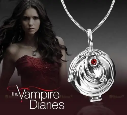 

Elena's Locket Pendant Necklace 925 Sterling Silver Free shipping