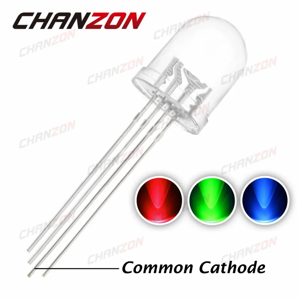 ULTRALUMINOSO 10mm LED VERDE confezione da 3