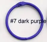 SICODA 45 мм 30 шт. Diy Окрашенные кольца-кольца для открывания железные поделки альбом открывающиеся кольца застежка книга крючок - Цвет: number7 dark purple