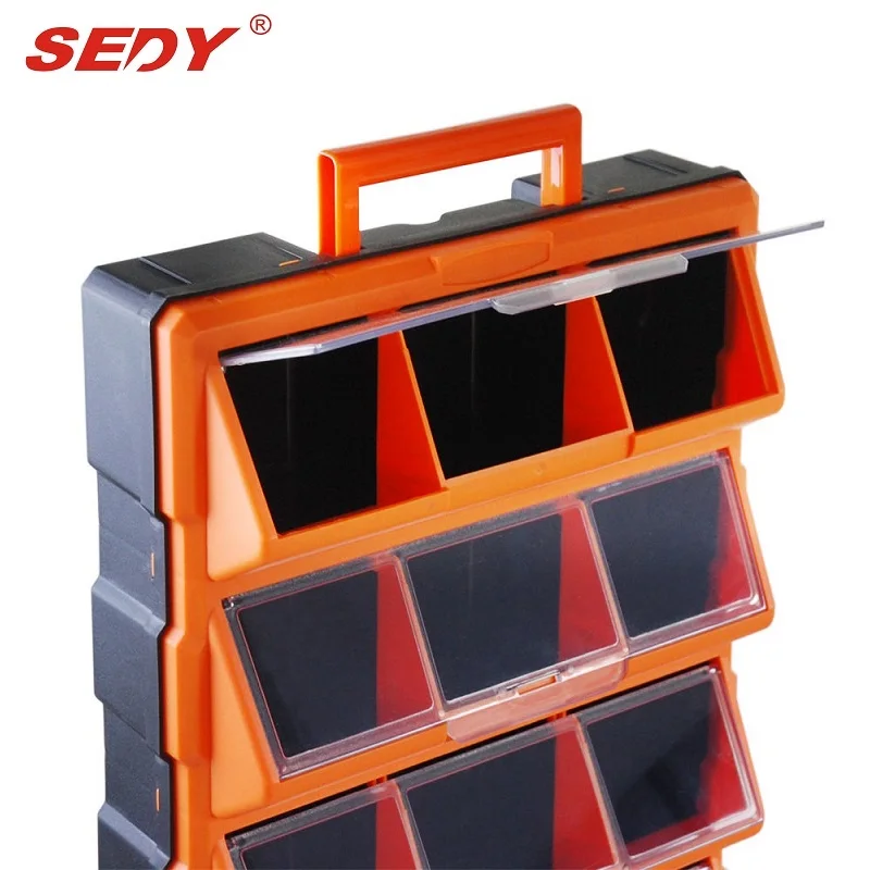 SEDY 12 ящиков для хранения шкаф ящик с инструментами чехол пластиковый органайзер ящик для инструментов