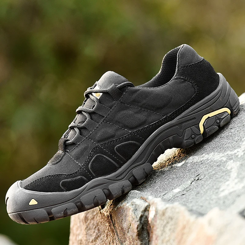 

Tactical Shoes For Men Hard-Wearing Mountain Walking Shoes For Men Anti-Slip Outdoor Shoes Men Cushioning Sport Shoes