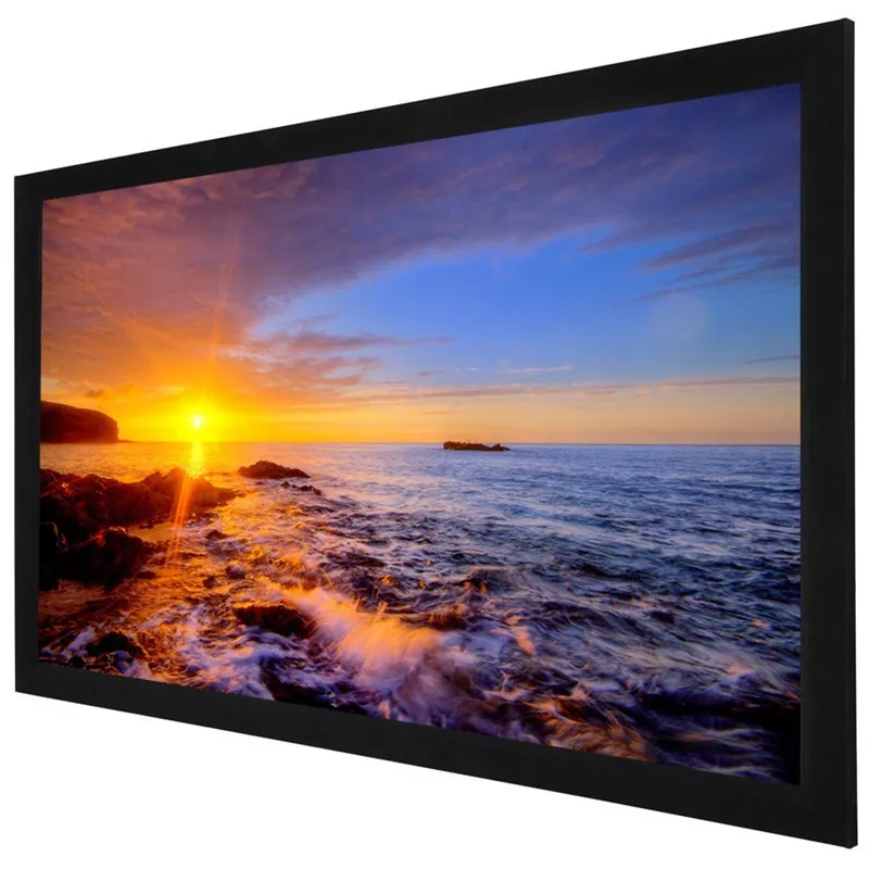 

106" Luxury Fixed Frame Screen with Aluminum case, for Cinema