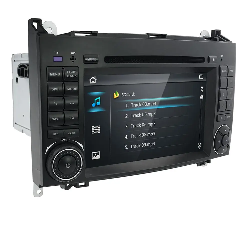 Top Car In Dash DVD Player GPS Navigation for Mercedes-Benz W169 A150/A160/A170/A180/A200 W245 B160/B170/B180/B200 W639 Vito/Viano W 1