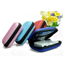Colorful Headphone Case Travel Storage Bag Headphone Protective Storage Box For Earphone Data Cable Charger Coin Case Container