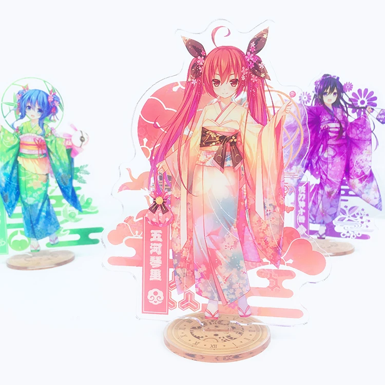 Clothing Shoes Accessories Anime Date A Live Tokisaki Kurumi Yatogami Tohka Stand Figure Model Plate Gifts Men