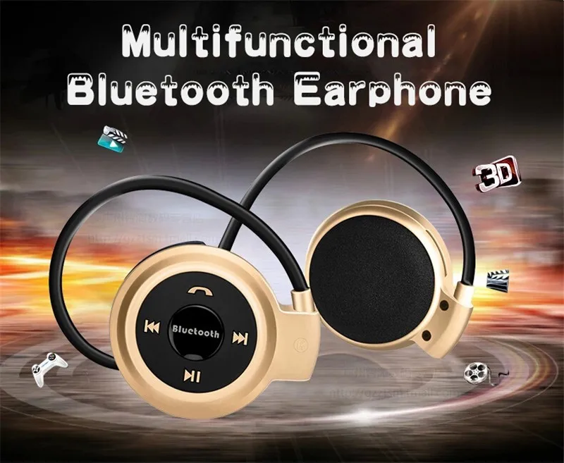 Sports Bluetooth Earphones Stereo Bass Wireless Headphones Headset Fone De Ouvido Sem Fio Auriculares with Mic for IOSAndroid2