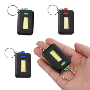 

Emergency Camping Lamp backpack LED Light 4.5V Mini LED Flashlight Keychain Portable Keyring Light Torch Key Chain 3 Modes