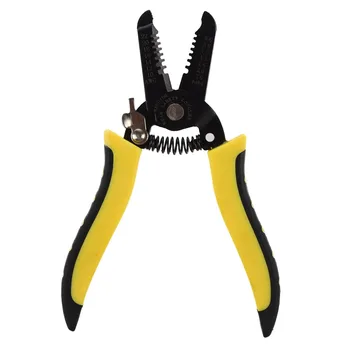 

New Yellow Black Plastic Handle Wire Stripper Cutter Crimper