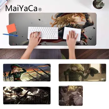 

MaiYaCa Youjo Nobody Tanya Von Degurechaff Anime Girls MousePads Computer Laptop Anime Mouse Mat Comfort Mouse Mat Gaming
