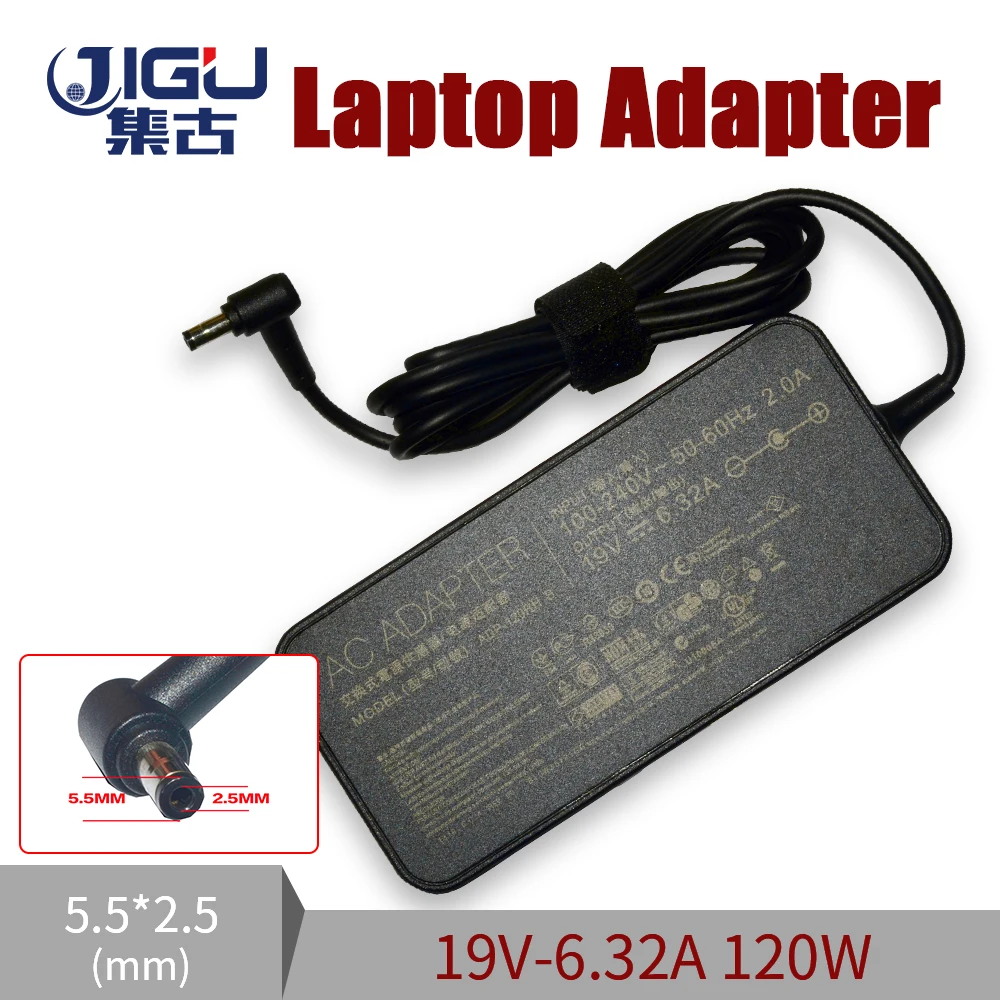 Скидка JIGU 19V 6.32A 5,5*2,5 мм 120 Вт для Asus G50 G73 G71 K55 K53 K73 GL751 UX501 X550 ноутбук AC Зарядное устройство адаптер