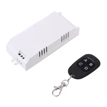

Wireless Remote Control Transmitter Receiver Digital Controller Universal 4CH Switch Relay Output Radio RF 220V AC85V-250V 110V