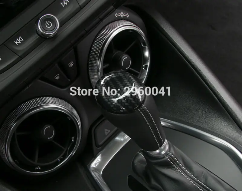 Carbon Fiber Grain Gears Panel Trim Shift Cover Interior Parts Chromium ABS For Chevrolet Camaro 2017+ Car Styling Carbon Fiber Grain Gears Panel Trim Shift Cover Interior Parts Chromium ABS For Chevrolet Camaro 2017+ Car Styling