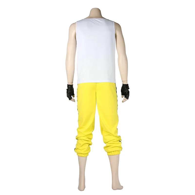  Game PUBG Cosplay Costume Men Yellow Outfit Halloween Carnival Costume