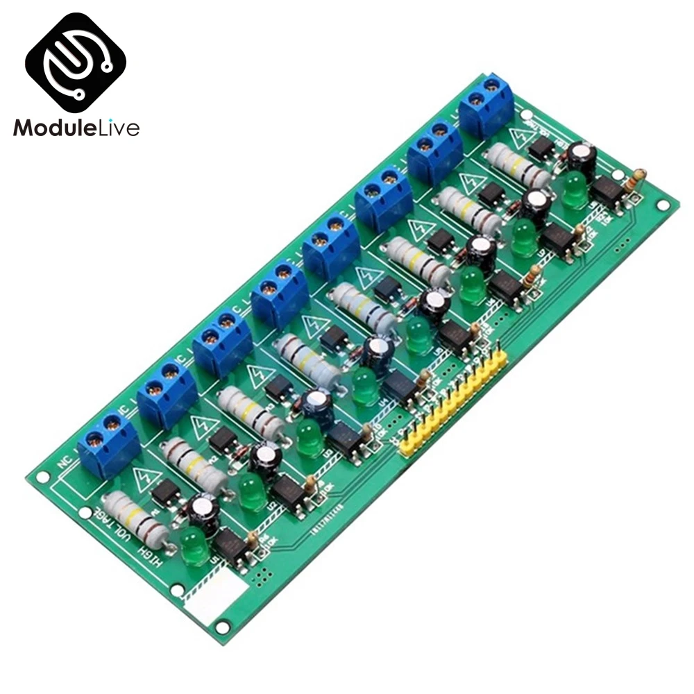 AC 220V 8 канальный MCU TTL уровень Ch изоляция оптрона тестовая плата изолированный