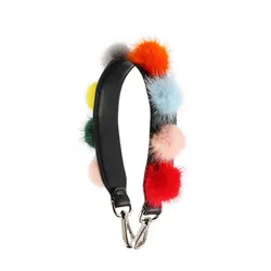 Fashion colorful RAINBOW fur strap bag handbag big Wide leather strap blet bag Accessoires Strap Crossbody Bag Handle Bands Fashion colorful RAINBOW fur strap bag handbag big Wide leather strap blet bag Accessoires Strap Crossbody Bag Handle Bands