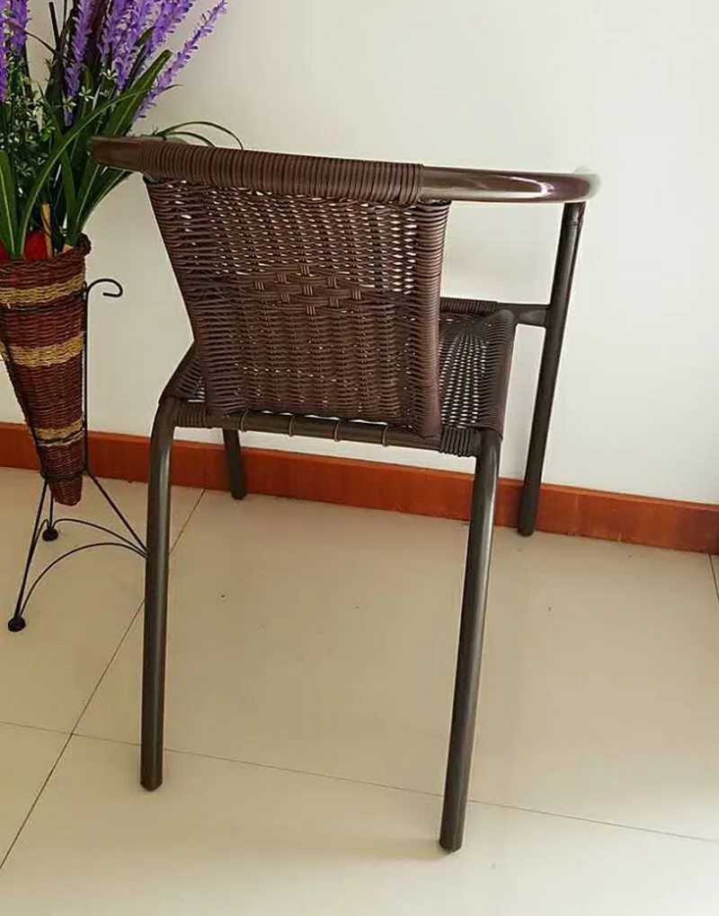 Компьютерное кресло офисное натуральный ротанговый стул для отдыха|computer chair|office
