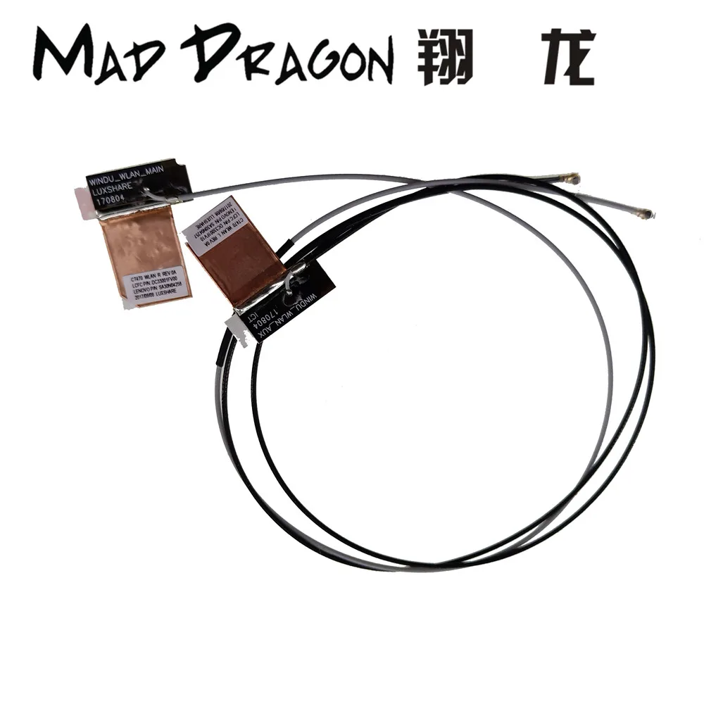 

MAD DRAGON Brand Laptop WiFi Wireless Antennas For lenovo ThinkPad T470 T480 A475 CT470 SA30N04256 SA30N04257 DC33001FV00 FV10