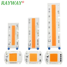 Phytolamp, полный спектр, светодиодный COB светильник для выращивания, 220 В, 110 В, IP65, светодиодный Диод, гидропоника, Фито лампа 20 Вт, 30 Вт, 50 Вт, 70 Вт, теплый белый Чип