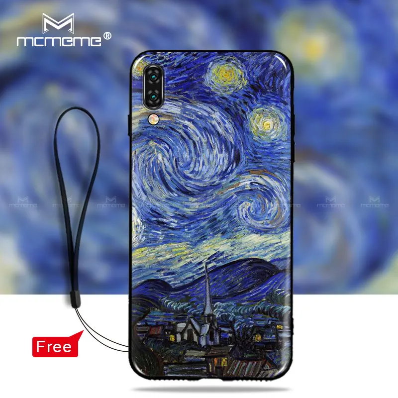 For vivo v15 pro Case vivo v11 pro Back Cover Unicorn van gogh Painting Soft TPU Case For vivo y97 v15pro v11pro v11 Phone Case