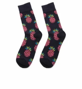 28 цветов, носки для счастливых мужчин, забавные носки для мужчин, женские носки с животными, инопланетяне, детские носки с усами, новые носки, носки из чесаного хлопка, забавные носки - Цвет: Слоновая кость