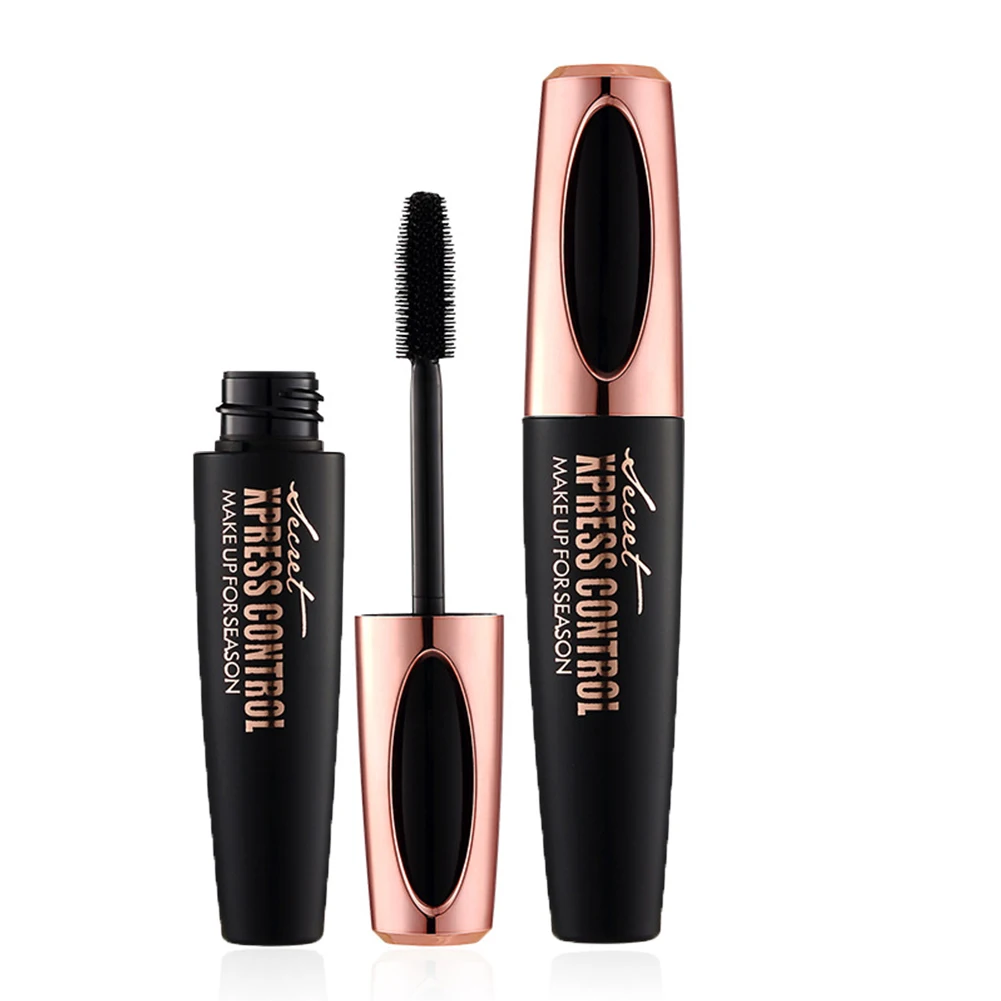 4DSilk Fiber Lash Mascara Водостойкая тушь для наращивания ресниц Черная Толстая Удлиняющая косметика для ресниц завитые ресницы