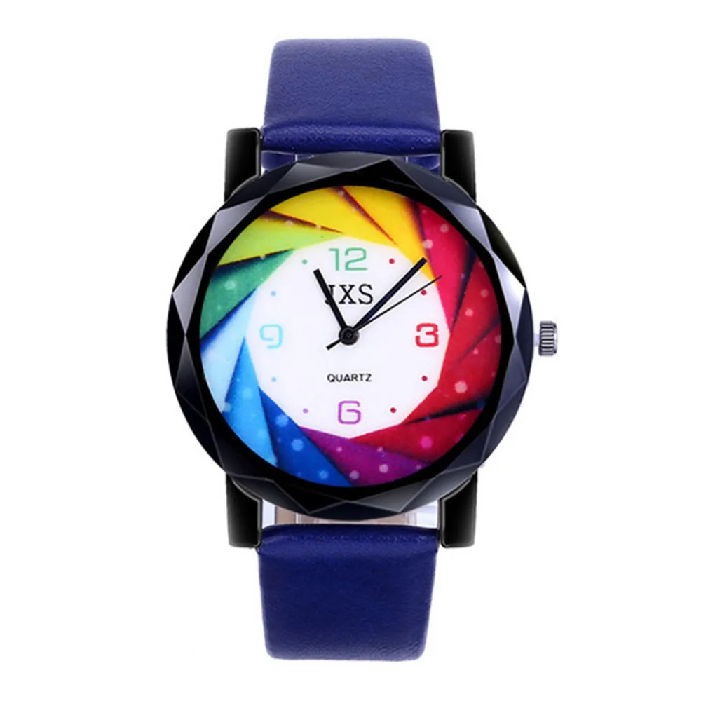 JXS Fashion Women Watches Women Fashion Luxury Leisure Set Auger Leather Strap Analog Multi color Dial Wristwatch For Gifts JXS Fashion Women Watches Women Fashion Luxury Leisure Set Auger Leather Strap Analog Multi color Dial Wristwatch For Gifts