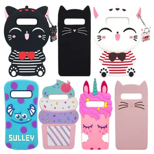 For Samsung Galaxy S10E Case Silicone Cute 3D Unicorn Cat Soft Back Phone Cover For Samsung S10 Plus S 10 S10 E S10Plus Case Bag