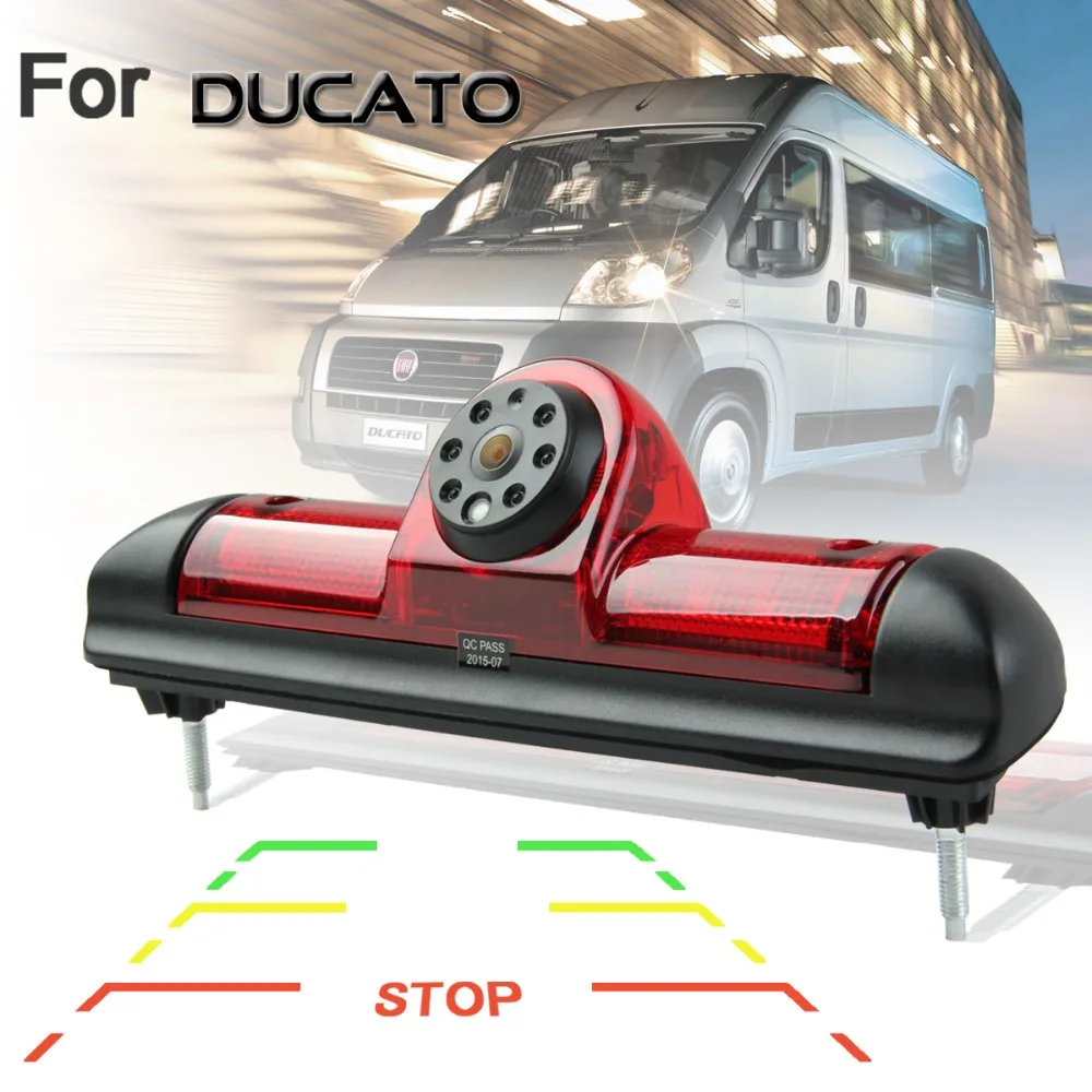 3rd Brake Light Camera With Guide Line for Ducato Car Rear View