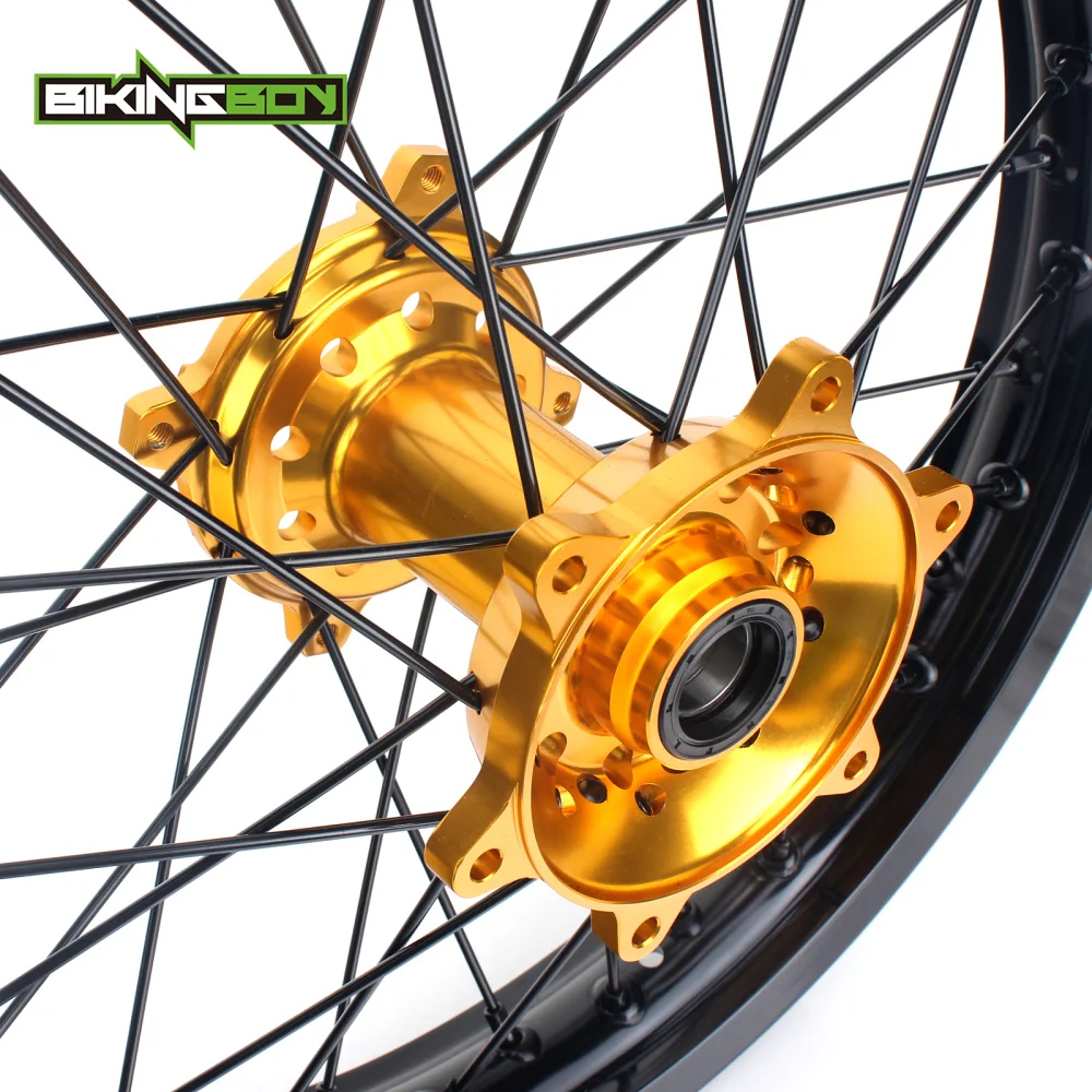 BIKINGBOY 21 &quot18&quot передний задний обод колеса концентратора для Suzuki РМЗ 250 07 08 09 10 11 12