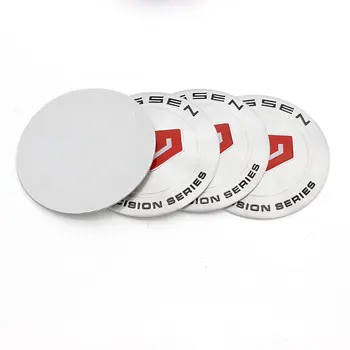 

Good Quality Chrome 4PCS 65mm 56mm car Emblem Badge wheel Hub sticker For VOSSEN Auto wheel center caps Covers car styling